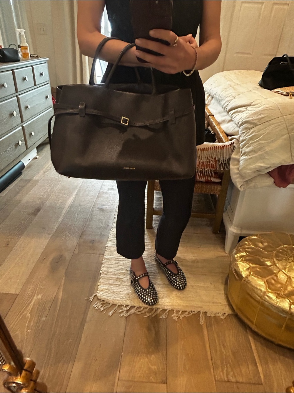 Manu Atelier Le Cambon 35 Satchel in Deep Brown - Picture 12 of 14